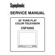 SYMPHONIC CSF420G Instrukcja Serwisowa