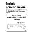 SYMPHONIC CWF803 Instrukcja Serwisowa