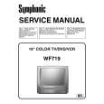 SYMPHONIC WF719 Instrukcja Serwisowa